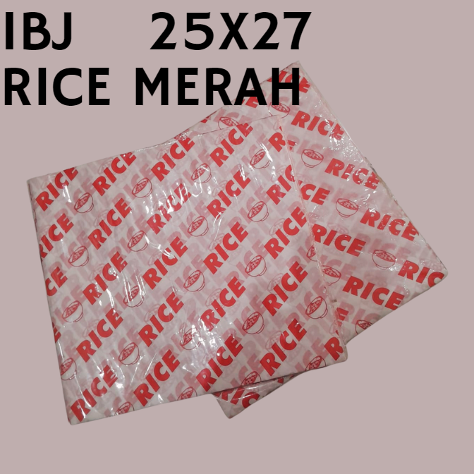 IBJ Kertas Letto 25x27 Motif Rice Pak(100)