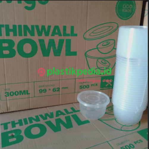 WIGO Thinwall Bowl 300ml RB