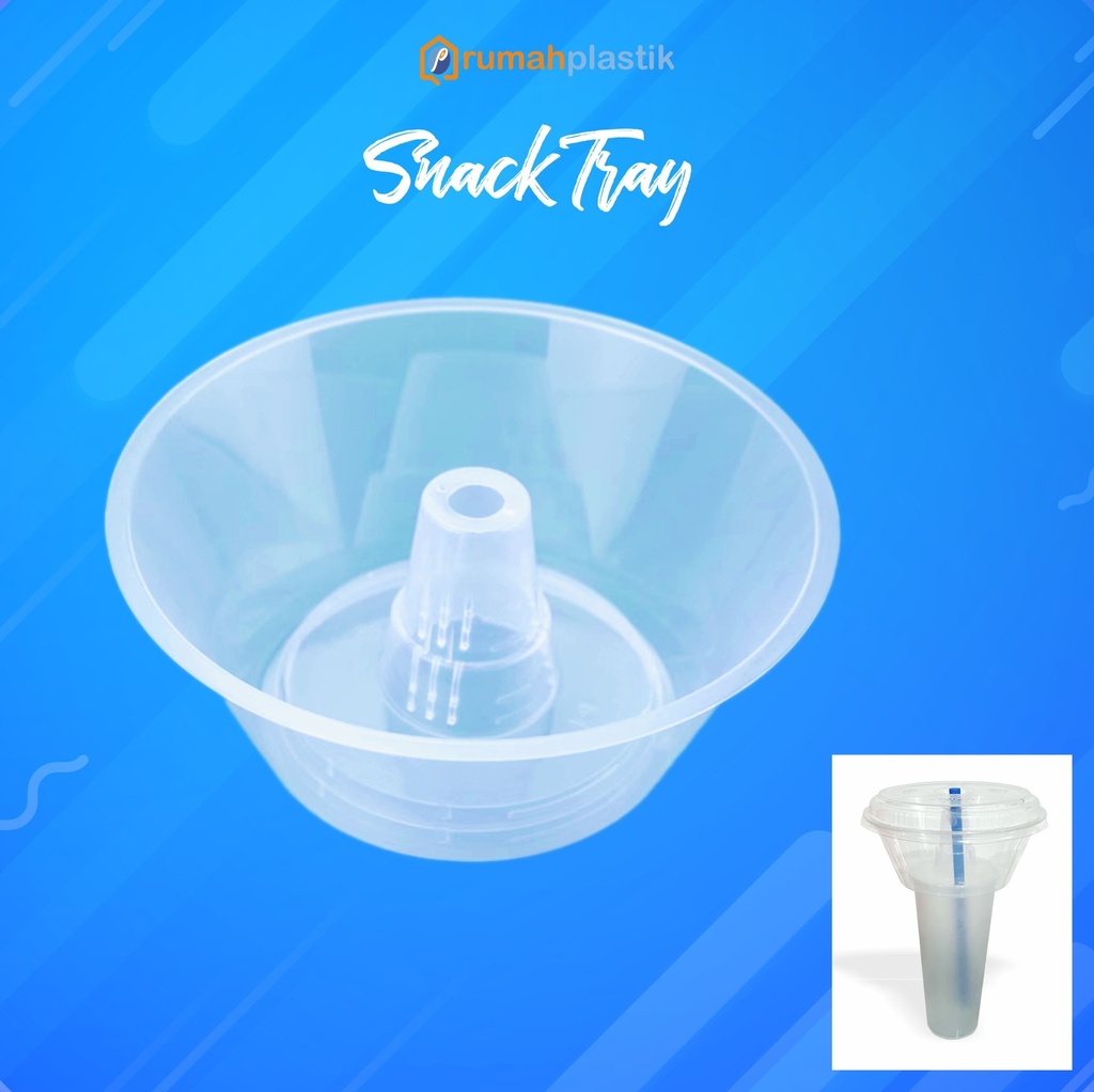  WAL PP Inject Snack Tray D16.5cm Natural