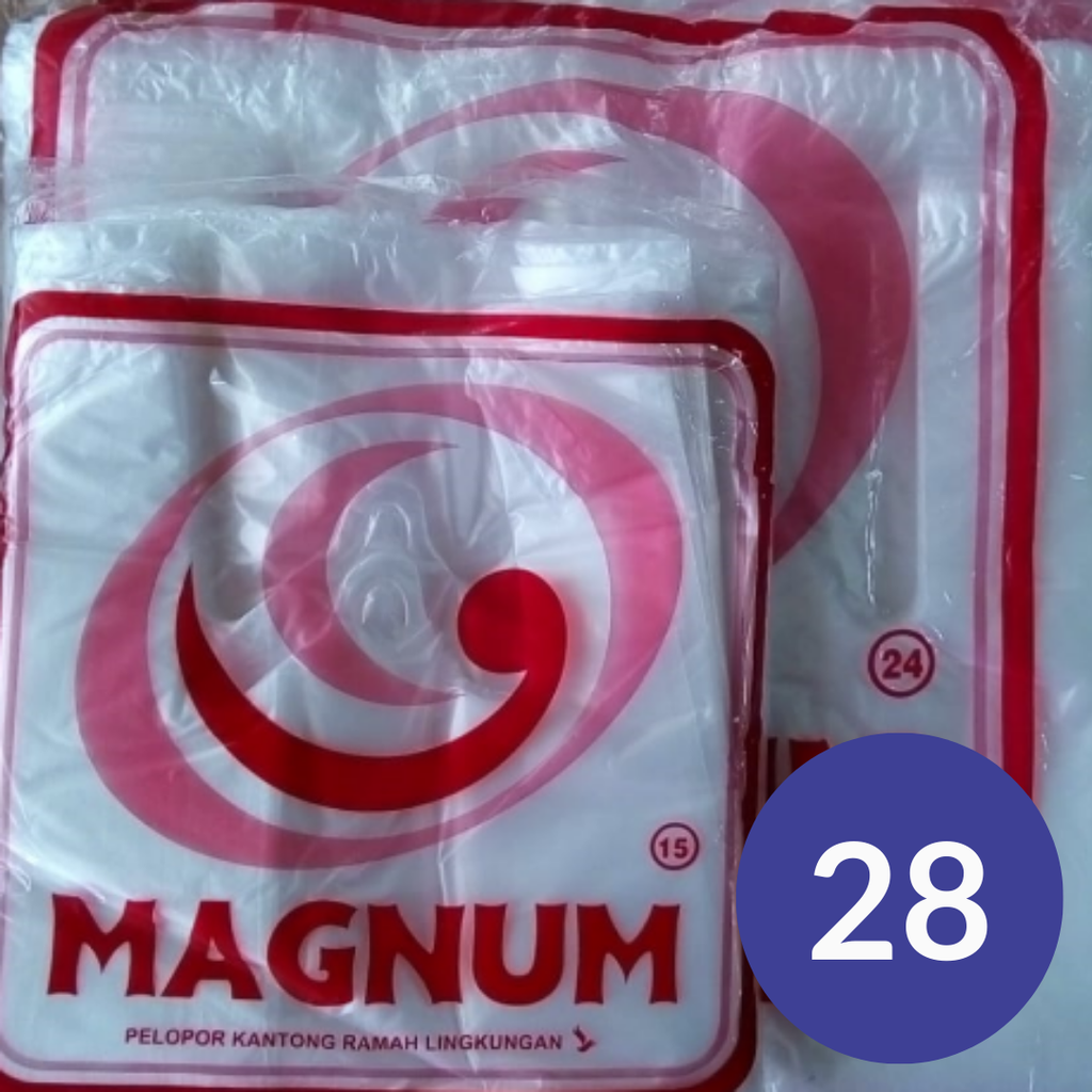 MAGNUM Merah Oxium Kresek 002x28x48cm Natural Pak(200g)