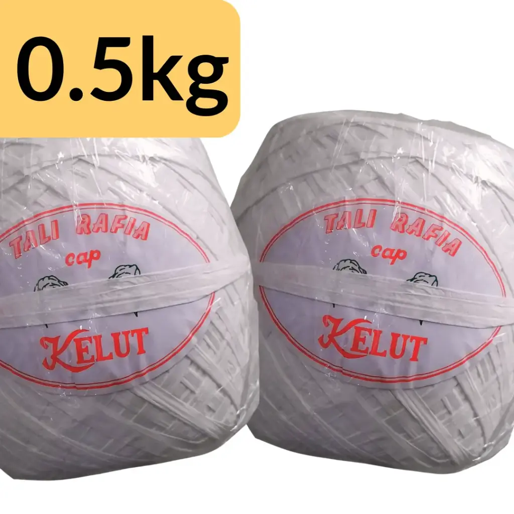 KELUT Rafia Putih 0.5kg