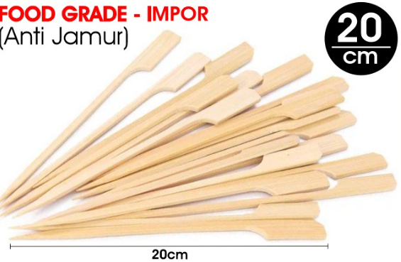 SHB Tusuk Sate Yakitori / Skewer 20cm Pak(100)
