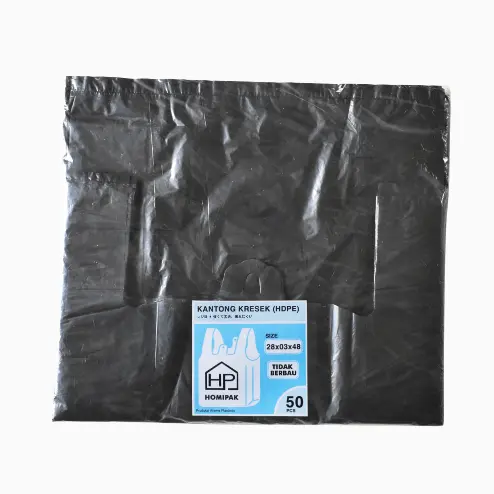 HOMIPAK Kresek 002x35x60 Hitam Pak(50)