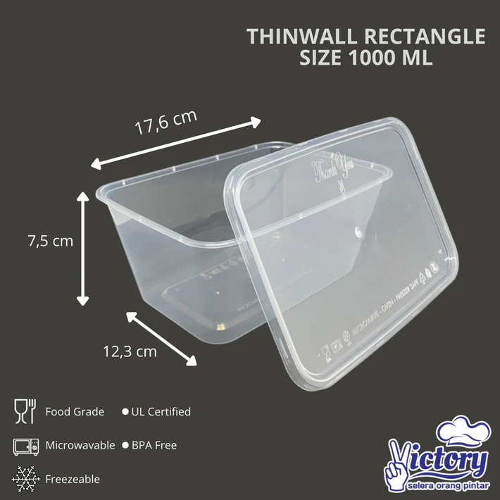 VICTORY Thinwall Square 1000ml