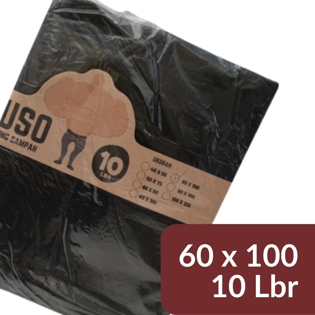Klinpak  HD Sampah 60x80 Hitam (12) 