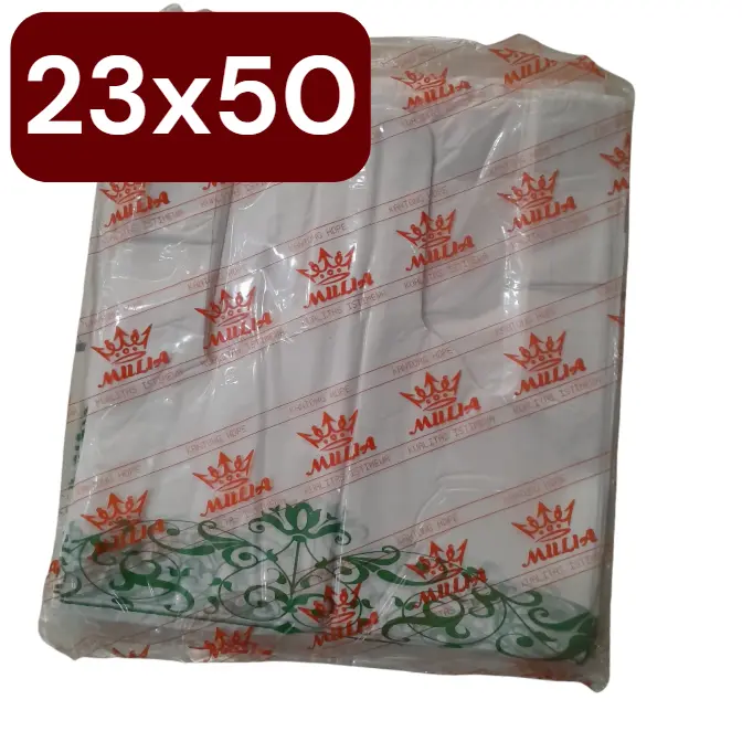MULIA Kresek HD 23x50 Dus 20 Putih Pak(50)