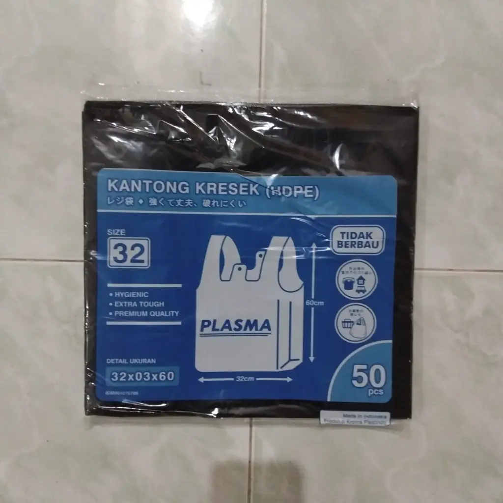 PLASMA Kresek 003x32x60 Hitam Pak(50) 
