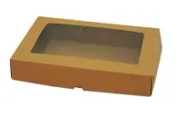 LUB Dus Brownies 350gr 28x19x5 Window Kraft   