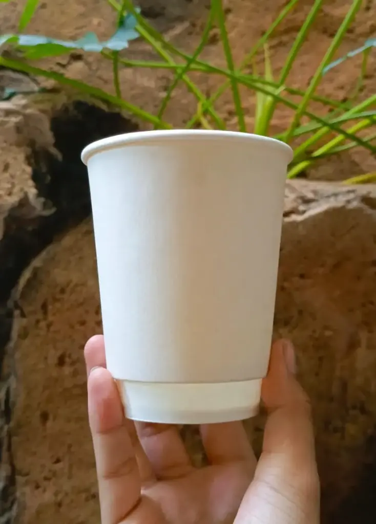 Greenpack Paper Hot Cup Double Wall 8oz 240ml Putih