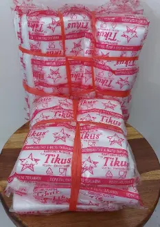 TIKUS Kresek 15x30 Transparan Pak