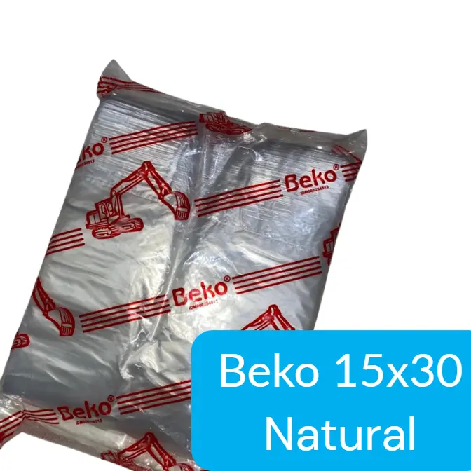 Beko HD Kresek 15x30 Natural Pak(100)