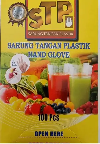 STP Sarung Tangan Plastik Pak(100) 