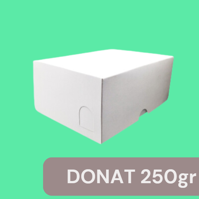 HOKKY BOSS Donat 250gr 10x10x5cm Penuh Putih