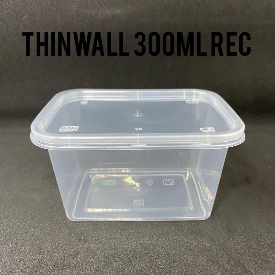 DM Thinwall Rectangle Kotak 300ml