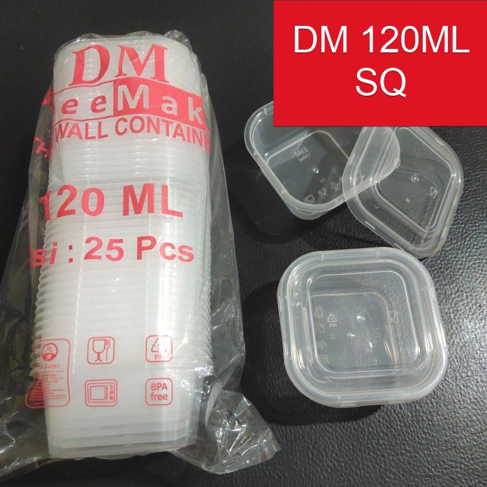 DM Thinwall Square 120ml 