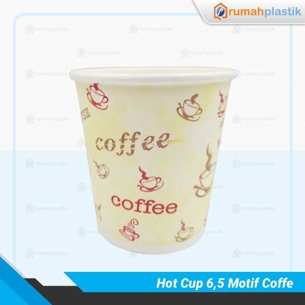 Starindo SJP Paper Hot Cup 6.5oz D71 Kuning Coffee