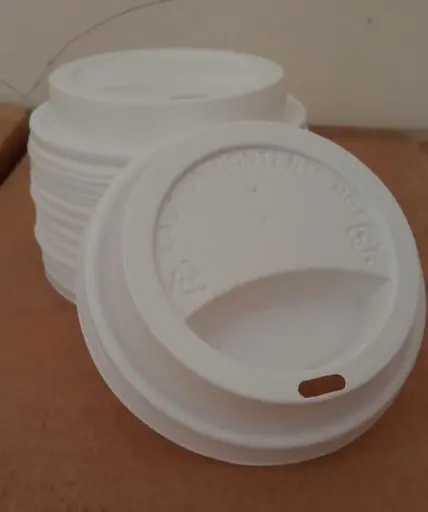 POLA HIPS Lid Cup Hot Dome 12oz 360ml Putih