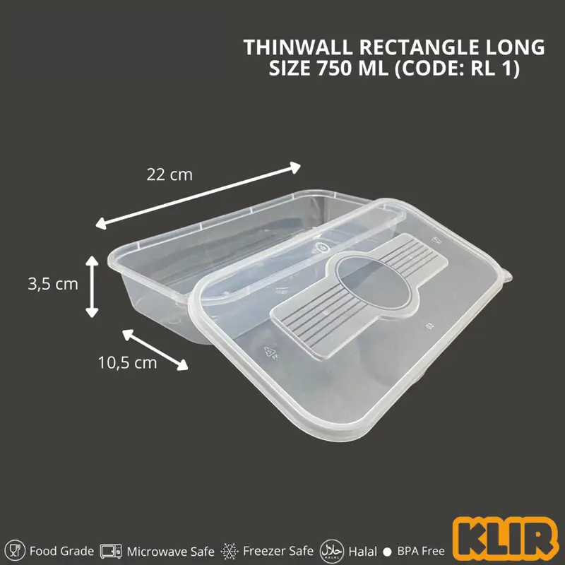 KLIR Thinwall Rec Long 750ml
