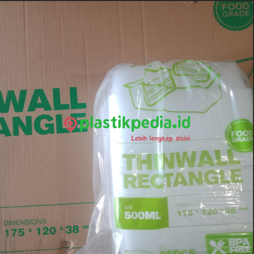 WIGO Thinwall Rectangle 500ml