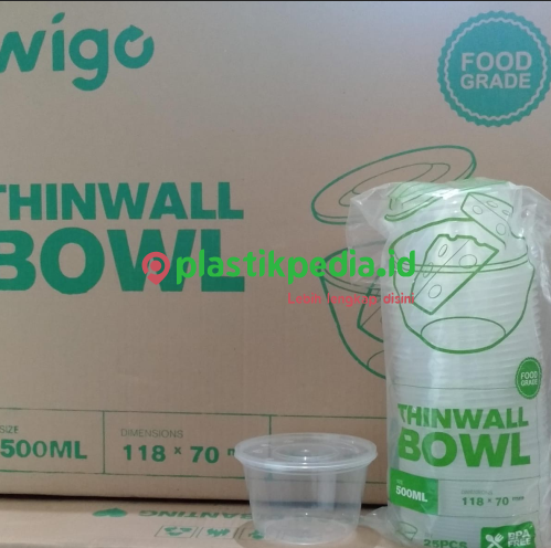 WIGO Thinwall Bowl 500ml RB