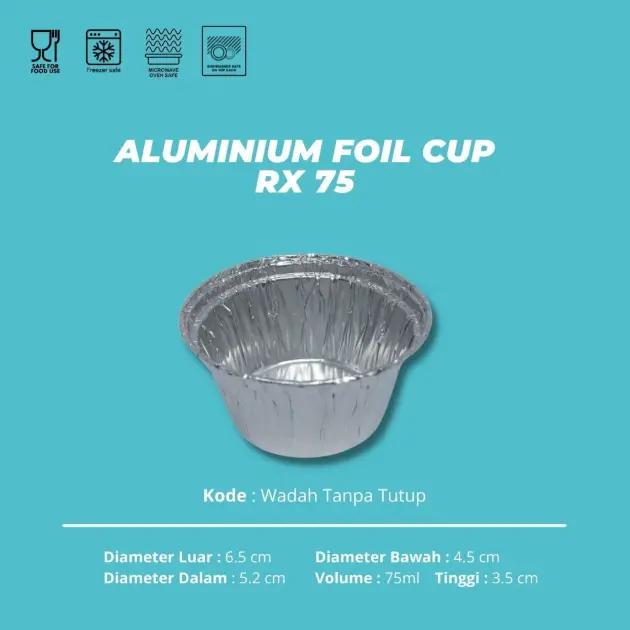 BEST FRESH Alu Tray RX-75 Bundar