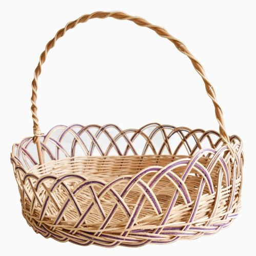 [ALF.O4033] ALF Keranjang Rotan Oval Rejeng Besar 40x33cm