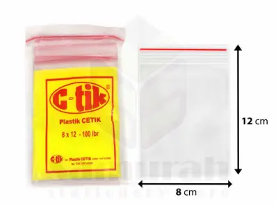 [SBS.8123] Ctik/Cetik Klip 8x12 30mic Pak(100)