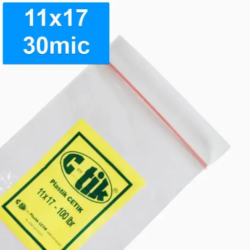 [SBS.11173] Ctik/Cetik Klip 11x17 30mic Pak(100)