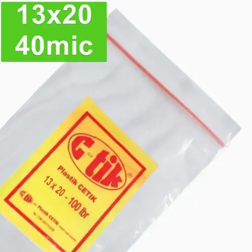 [SBS.13204] Ctik/Cetik Klip 13x20 40mic Pak(100)