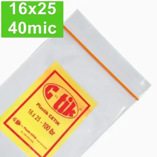 [SBS.16254] Ctik/Cetik Klip 16x25 40mic Pak(100)