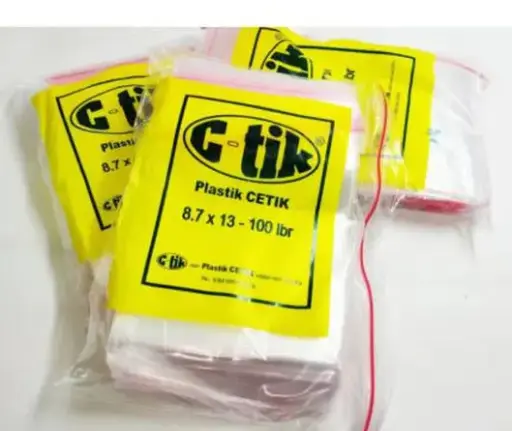 [SBS.87134] Ctik/Cetik Klip 8.7x13 40mic Pak(100)
