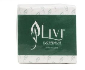 [SEK.T2323] LIVI Evo Napkin Coktail Tissue 23x23cm Pak(100)