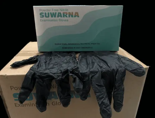 [PSG.SXLNH] Suwarna Sarung Tangan XL Nitrile Hitam Pak(50)