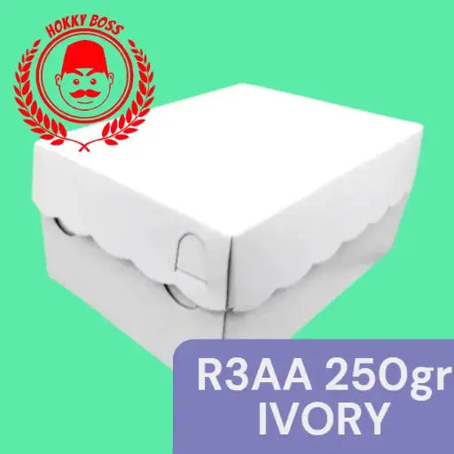 [MIT.R3A250] HOKKY BOSS R3AA 250gr 14.5x11x7cm Renda Putih