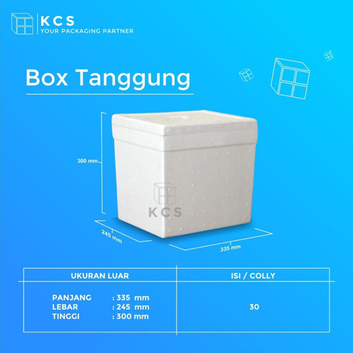 [KCS.TG] KCS Styrofoam Box Es Tanggung 335x245x300mm