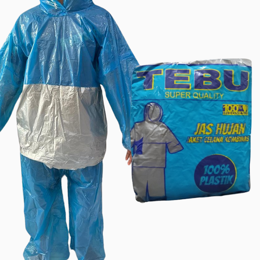 [SEJ.JHTB] TEBU Jas Hujan HDPE Setelan