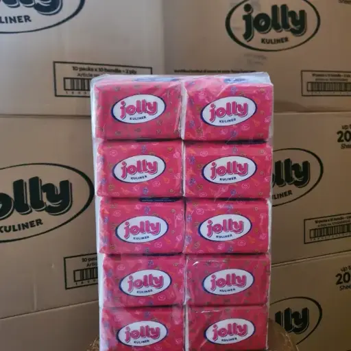 [8992759184013] JOLLY Pop Up 90G Tissue Pak(100)