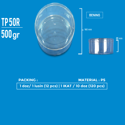 [KCS.TP50R] KCS Toples TP-50R 500gr 