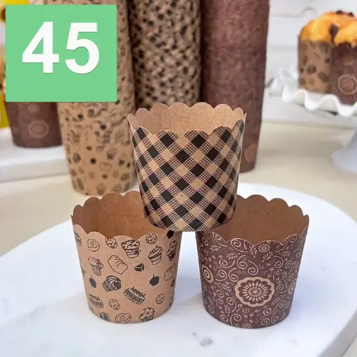 [ALT.MB45B] BEST FRESH Cup Cake Muffin Bruder 45mm Motif
