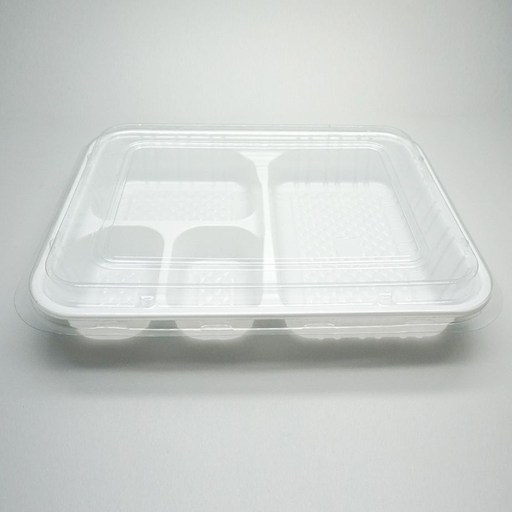 [MKJ.S4P] INTERPACK Bento Sekat 4 RTR 224 Putih 