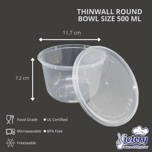 [LJY.M500] VICTORY Mangkuk 500ml