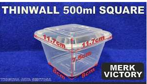 [LJY.SQ500] VICTORY Thinwall Square 500ML 