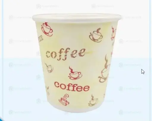 [MJP.HC875K] Starindo SJP Paper Cup Hot 8oz 240ml D75 Kuning Coffee