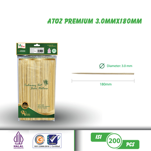 [KIS.TS50] ATOZ Tusuk Sate Panda 500gr