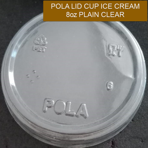 [PPJ.LICC8] POLA Lid Cup Ice Cream 8oz 240ml Bening Pak(50)