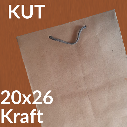 [KUT.2026K] KUT Paper Bag 20x26 Kraft